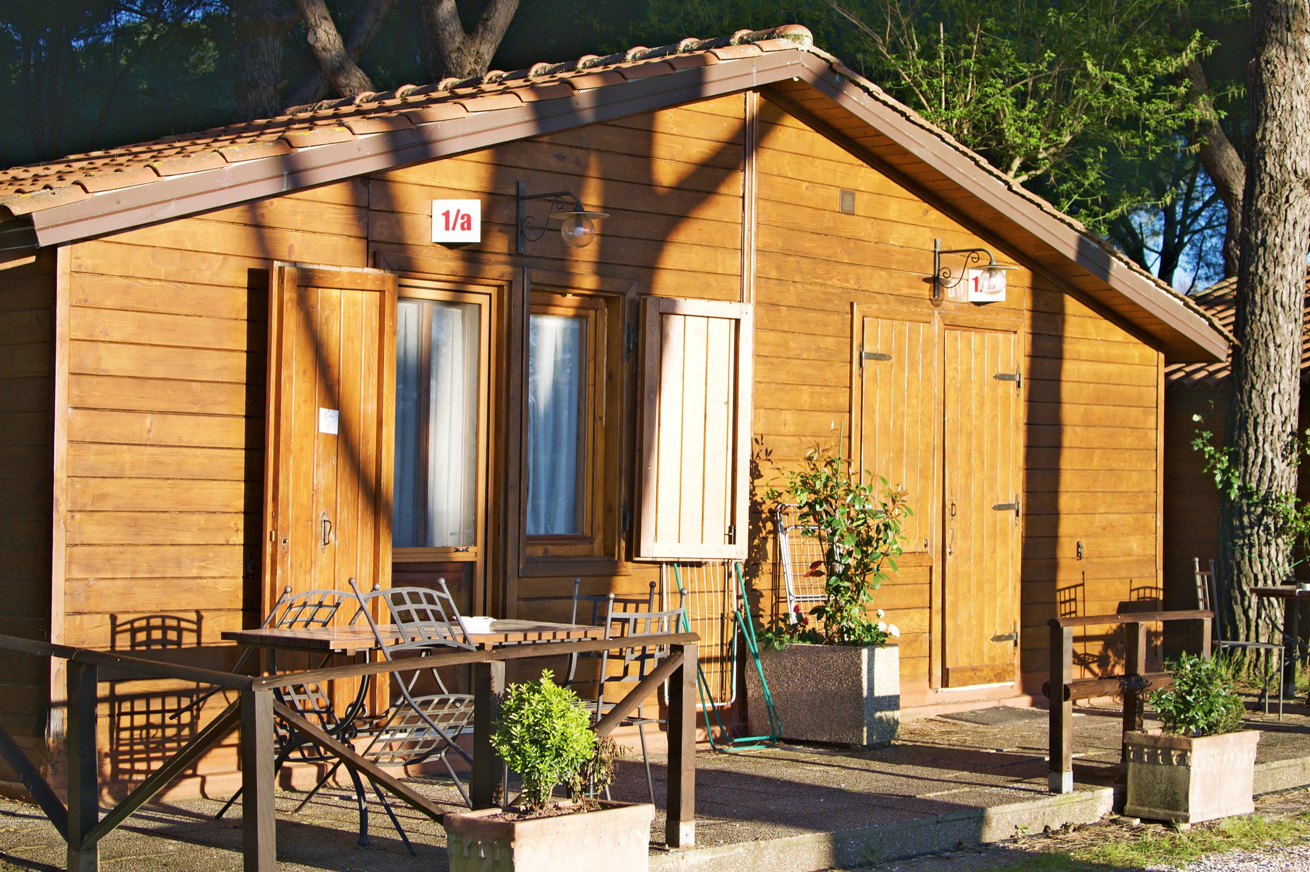 Uno chalet in primavera